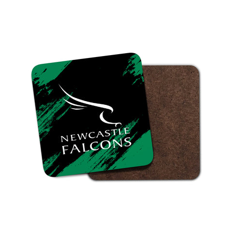 Falcons Green Splatter Coaster